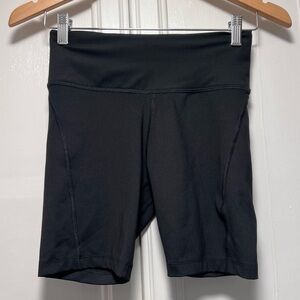 Nike Bike Shorts High-Waisted 7" Black Cycling Hiking Running Run Womens Small